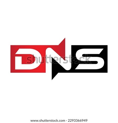 DNS Monogram Initial Letters Logo Design
