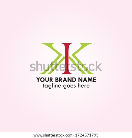 KK vector logo design, KIK Creative logo design