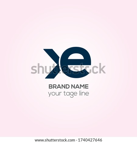 ek vector logo design, ke creative logo design Stock fotó © 