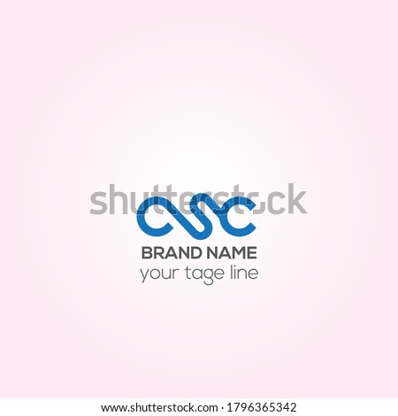 CSC Play vector logo design, CSC play creative logo style 