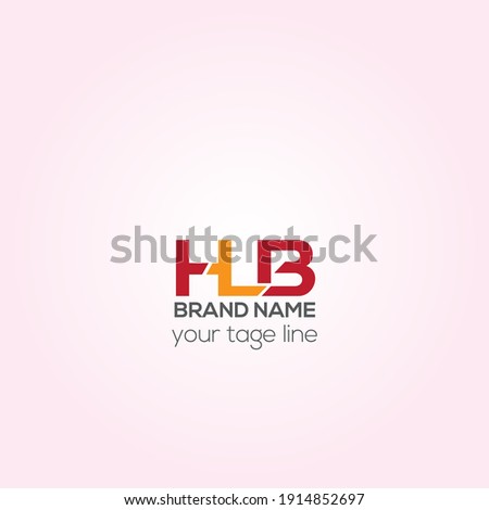 HLB letters vector logo design, Creative MAK initials logo design 