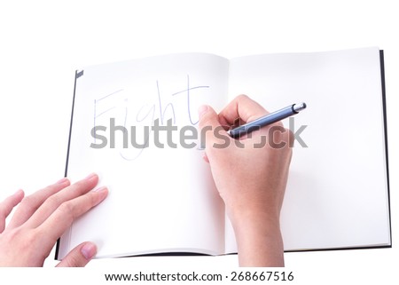 arm, content, copy, design, diary, document, empty, female, girl, hand, holding, letter, looking, magazine, memory, note, notebook, object, open, page, paper, pen, space, text, textbook, writer