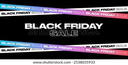 
Black Friday Sale Banner. Modern Design with Black Friday Typography. Vector Template for Web Banner, Promotion, Poster, Fashion Ads, Advertising, Web, Social. 