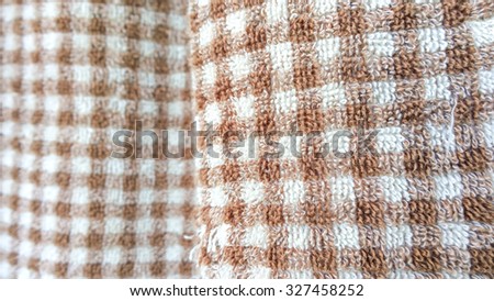 Beige Fabric texture. Cloth knitted background