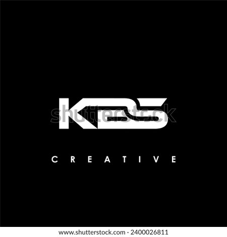 KBS Letter Initial Logo Design Template Vector Illustration