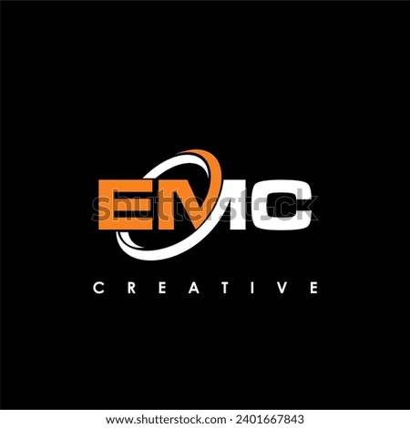 EMC Letter Initial Logo Design Template Vector Illustration