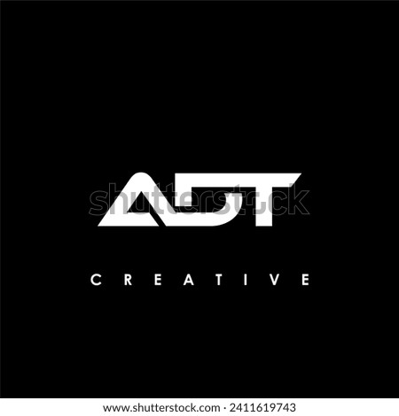 ADT Letter Initial Logo Design Template Vector Illustration