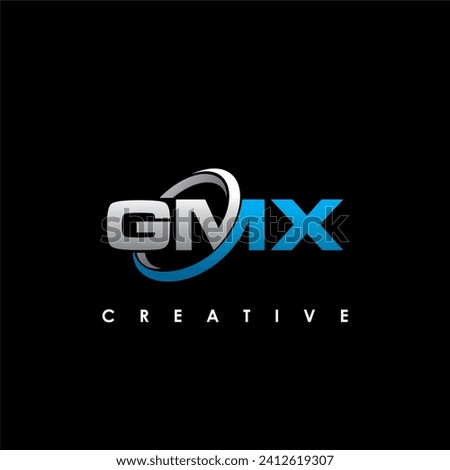 GMX Letter Initial Logo Design Template Vector Illustration