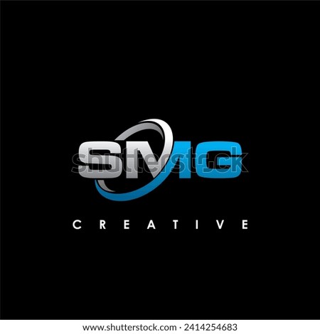 SMG Letter Initial Logo Design Template Vector Illustration