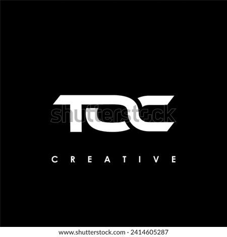 TOC Letter Initial Logo Design Template Vector Illustration