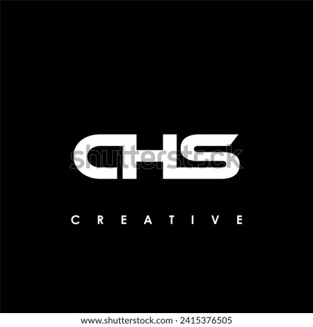 CHS Letter Initial Logo Design Template Vector Illustration