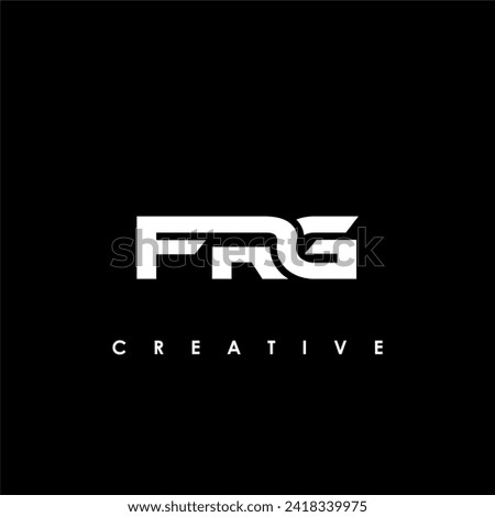 FRG Letter Initial Logo Design Template Vector Illustration