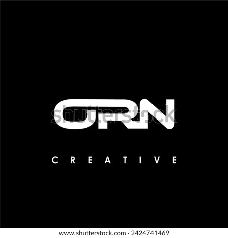 ORN Letter Initial Logo Design Template Vector Illustration