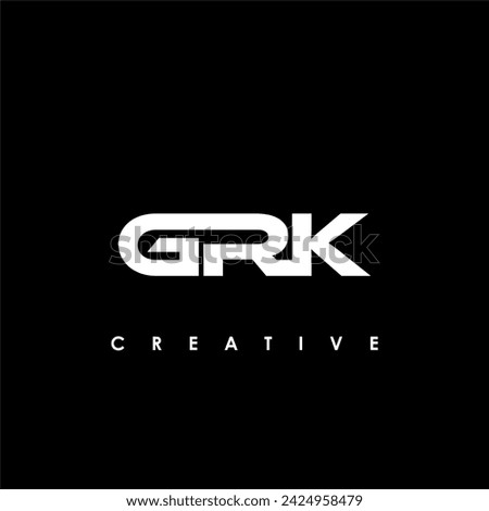 GFK Letter Initial Logo Design Template Vector Illustration