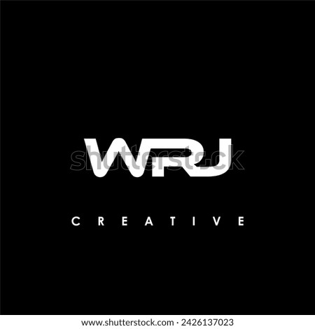 WRU Letter Initial Logo Design Template Vector Illustration