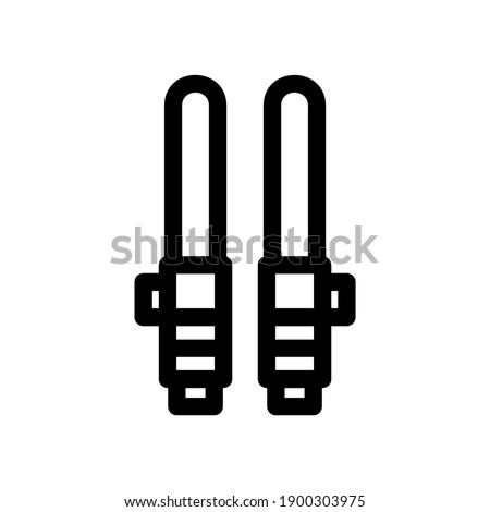 lightsaber icon or logo isolated sign symbol vector illustration - high quality black style vector icons
