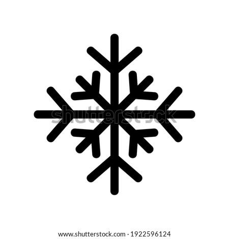 snowflake icon or logo isolated sign symbol vector illustration - high quality black style vector icons
