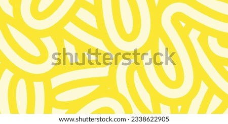 Noodle Ramen Pattern background. Pasta food texture spaghetti geometric. Abstarct ramen ornament. Flat vector illustartion. Wave texture background