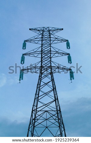 Similar – Image, Stock Photo Power pole without connection