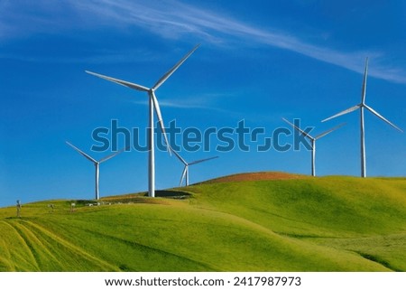 Similar – Image, Stock Photo Wind power