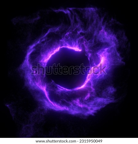 Image, Stock Photo Abstract smoke in purple