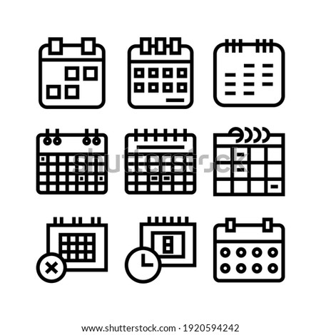 calendar event icon or logo isolated sign symbol vector illustration - Collection of high quality black style vector icons
