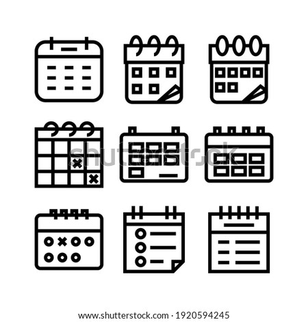 calendar event icon or logo isolated sign symbol vector illustration - Collection of high quality black style vector icons
