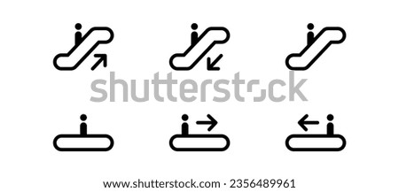 Elevator Icons set, vector icon for ui design, apps and website.