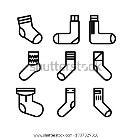 sock icon or logo isolated sign symbol vector illustration - Collection of high quality black style vector icons
