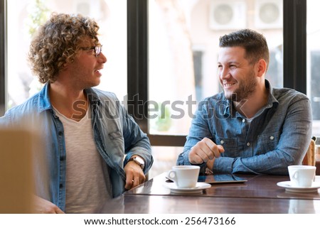 Friends in a Cafe