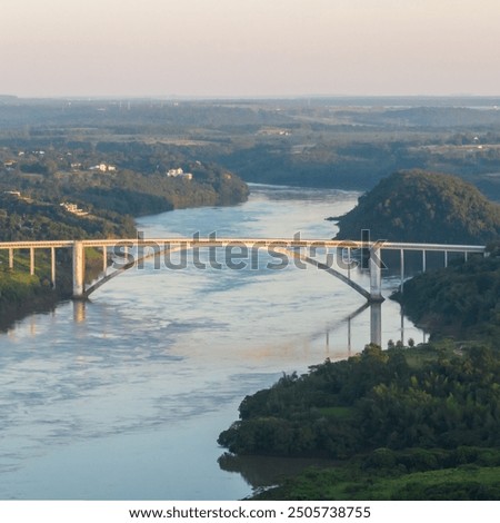 Similar – Foto Bild Grenzgänger Schritt