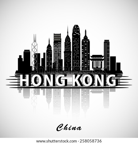 Modern Hong Kong City Skyline Design