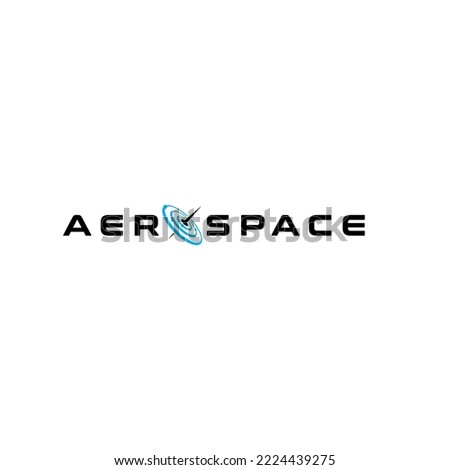 Logo Vector Vector lettering aerospace. elegant, modern, futuristic and easy to apply
