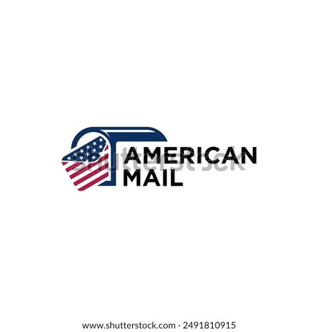 Mail logo design in american style. energetic, modern, clean, elegant and sophisticated
