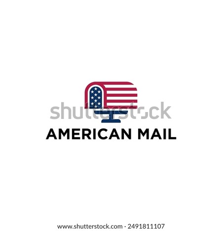 Mail logo design in american style. energetic, modern, clean, elegant and sophisticated
