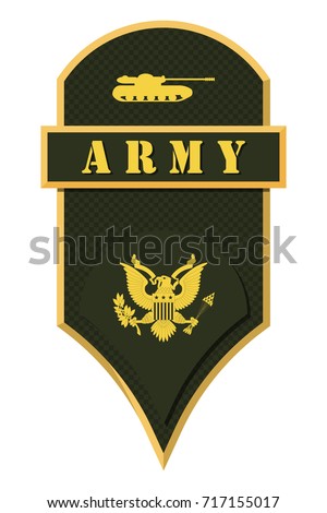 Military Ranks and Insignia. Stripes and Chevrons of Army. Specialist