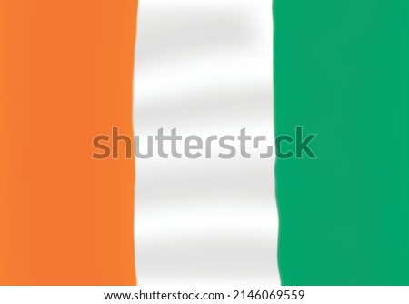 Ivory Coast Flag Design and Orange and Green Flag Design