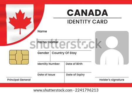 Canada National Identity Card and Identity Card
