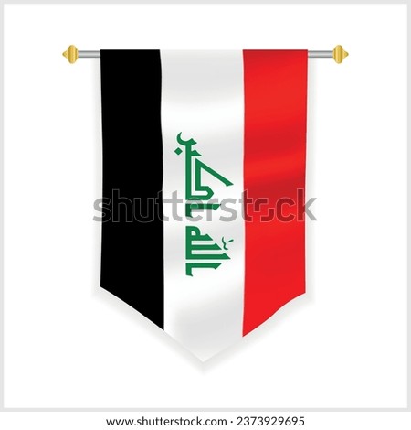 Iraq Wall Flag and Iraq Wall Hanging Flag Design