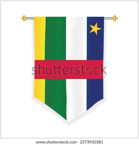 Central African Wall Flag and Central African Wall Hanging Flag Design