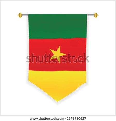 Cameroon Wall Flag and Cameroon Wall Hanging Flag Design