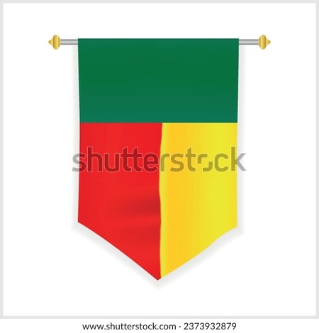 Benin Wall Flag and Benin Wall Hanging Flag Design
