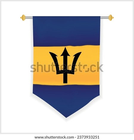 Barbados Wall Flag and Barbados Wall Hanging Flag Design
