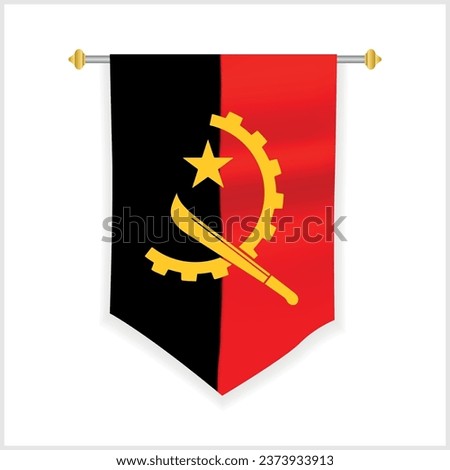 Angola Wall Flag and Angola Wall Hanging Flag Design