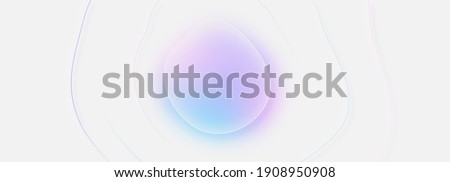 3d fluid creative background. Glassmorphism style new trend 2021. Frosted glass effect. Pastel colours: pink, purple, blue on white backdrop. Curved line graphic design. Sale banner. Blurred gradient