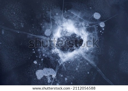 Similar – Image, Stock Photo hole in the ice Winter