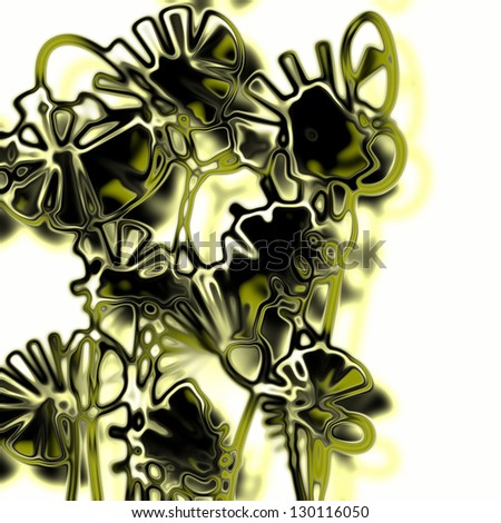 art glass floral colorful background for family holidays
