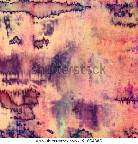 art abstract watercolor background in beige, peach, pink and violet colors