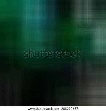 art abstract glass textured monochrome background in dark green, blue and black colors