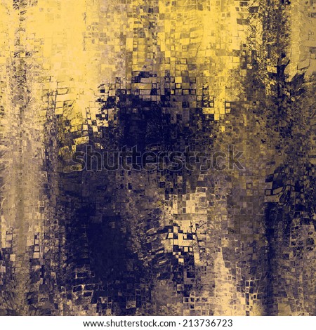 art abstract pixel geometric pattern background in gold and black colors